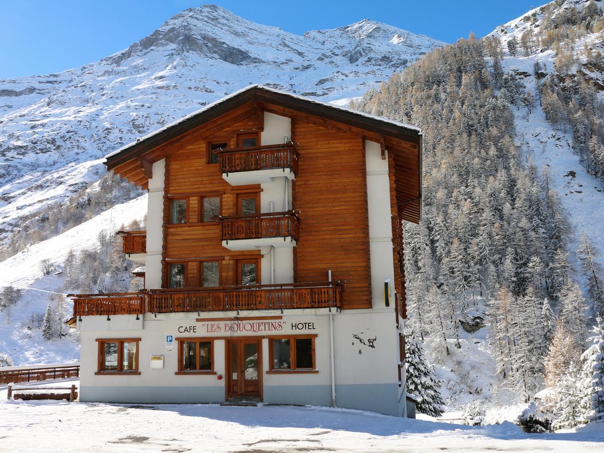 Hotel Garni Les Bouquetins Zinal Bagian luar foto