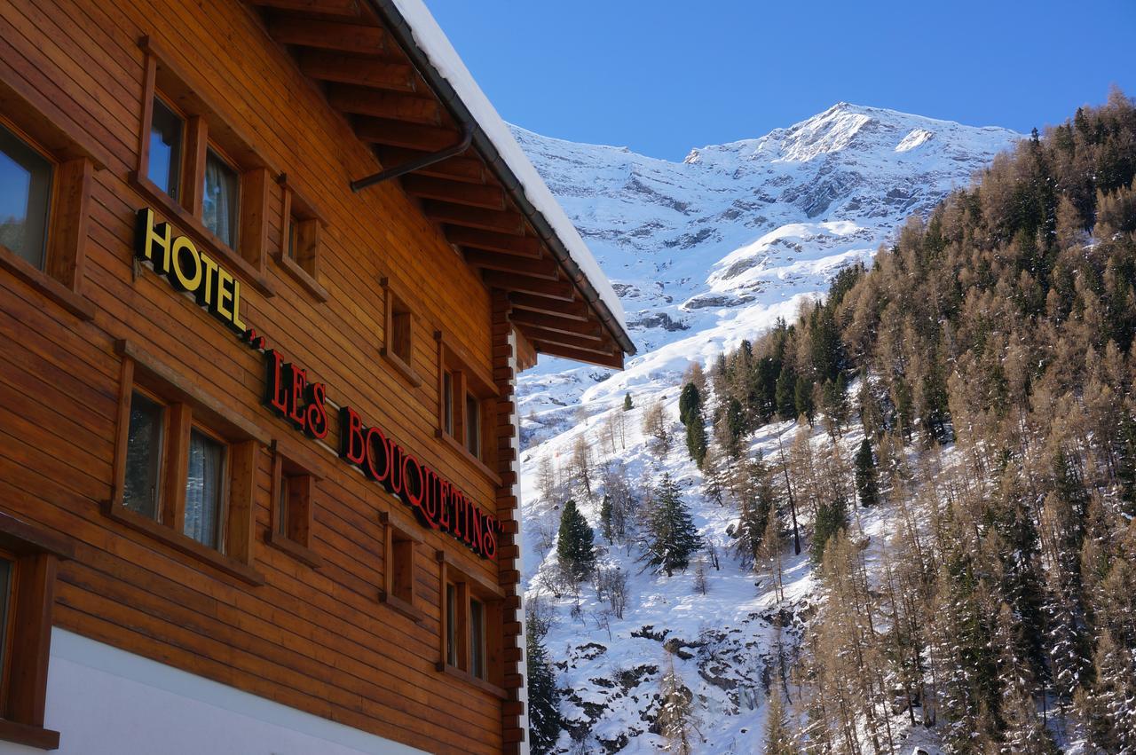 Hotel Garni Les Bouquetins Zinal Bagian luar foto